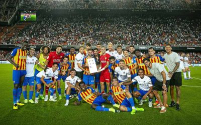El Valencia se lleva el “Trofeu Taronja” con un doblete de Hugo Duro