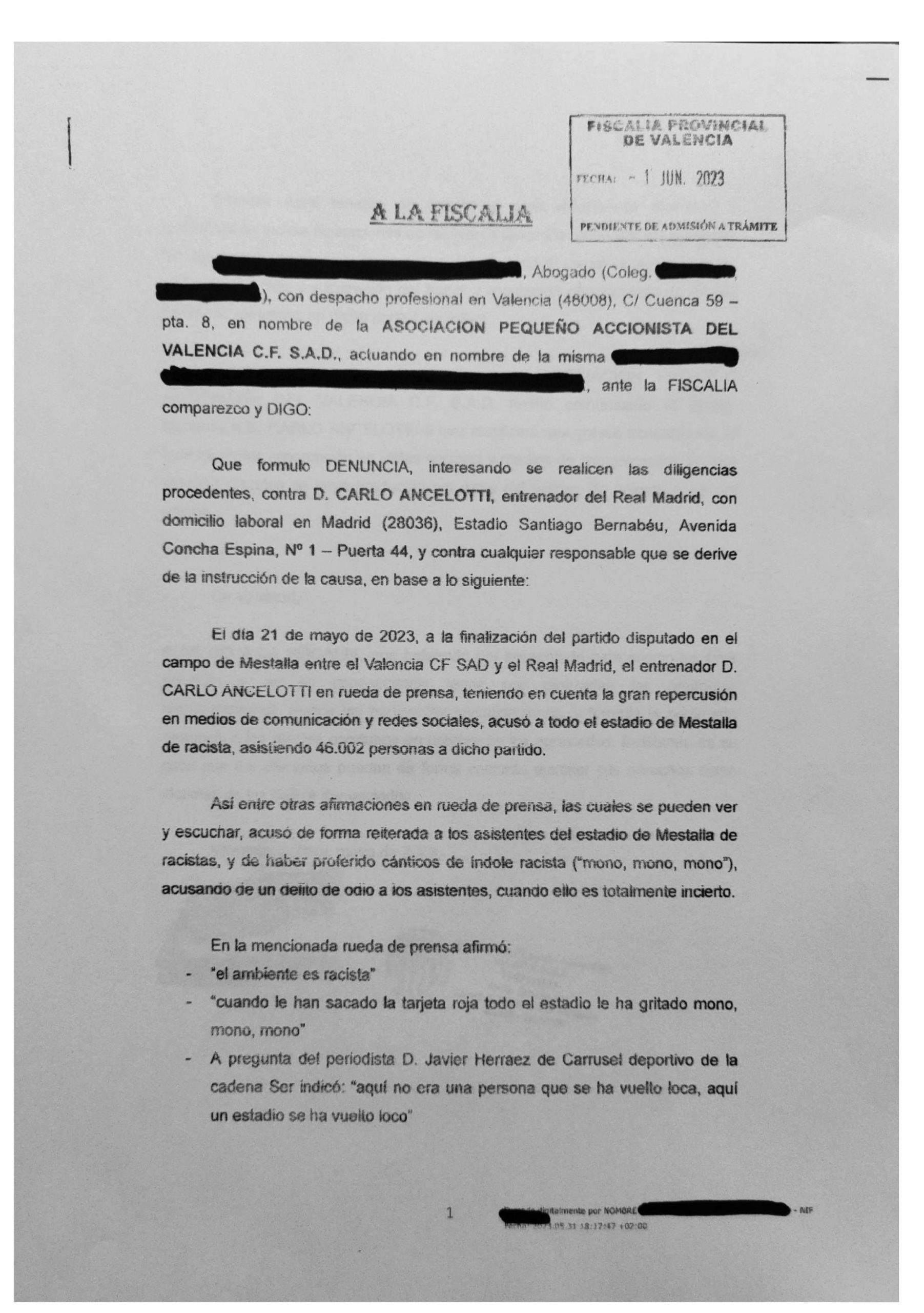 Documento denuncia APAVCF Ancelotti-1